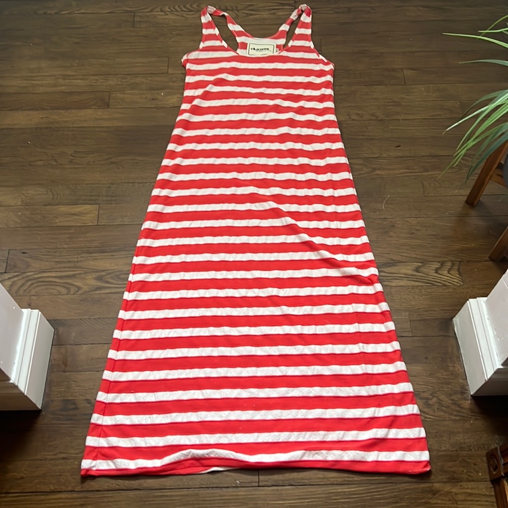 Claeson The California in Me Striped Maxi Dress Size XS